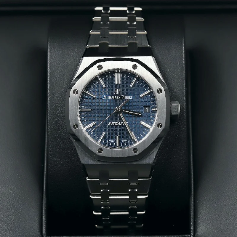 Audemars Piguet<br>15450ST Royal Oak Blue Dial