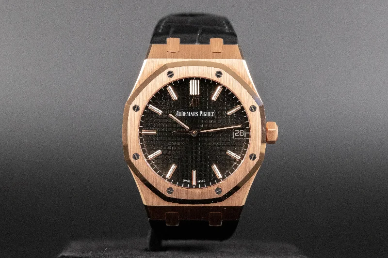 Audemars Piguet<br>15500OR Royal Oak Black Dial