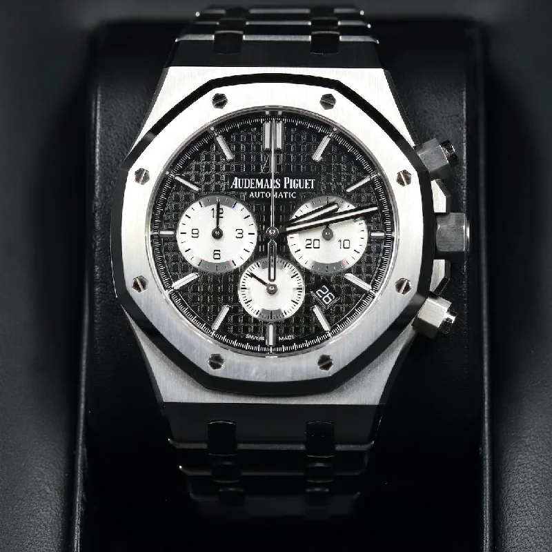 Audemars Piguet<br>26331ST Royal Oak Chronograph Black Dial