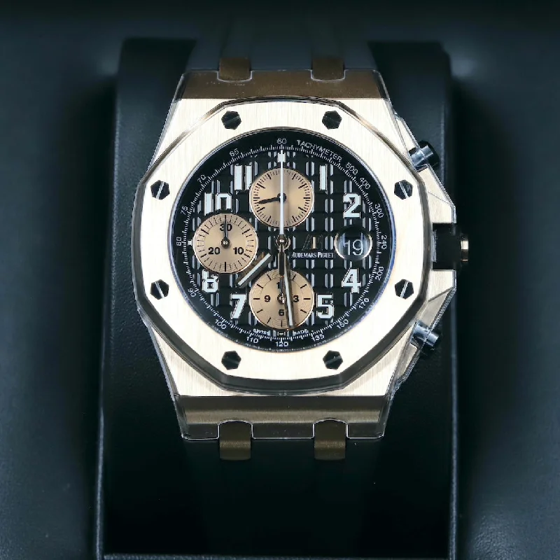 Audemars Piguet<br>26470OR Royal Oak Offshore 'Brick' Black Dial