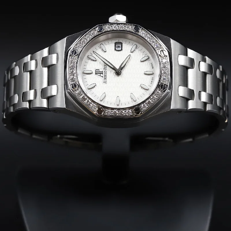 Audemars Piguet<br>67601ST Lady Royal Oak White Dial