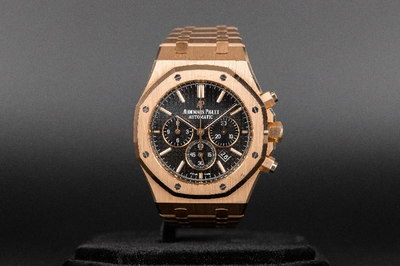 Audemars Piguet<br>26320OR Royal Oak Chronograph Black Dial