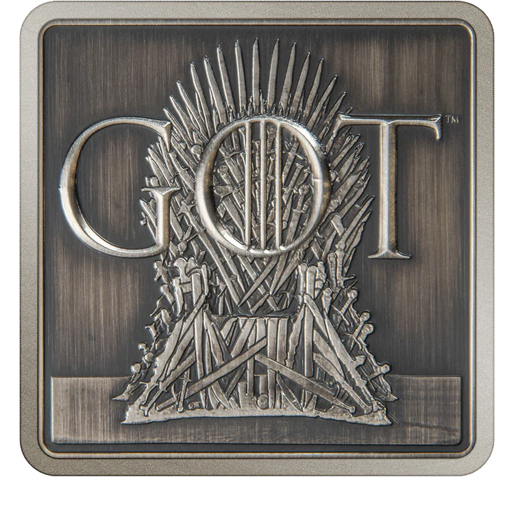 Game of Thrones™ - Iron Throne 1oz Silver Medallion