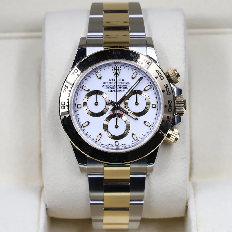 Rolex<br>116503 Daytona SS/18k White Dial