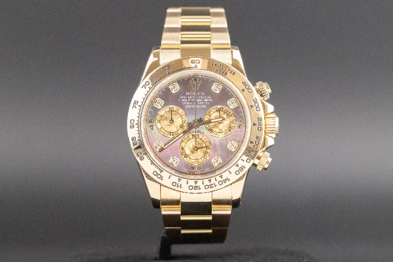 Rolex<br>116508 Daytona Black Mother of Pearl Dial