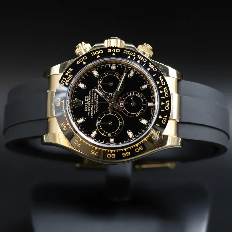 Rolex<br>116518LN Daytona Oysterflex Black Dial