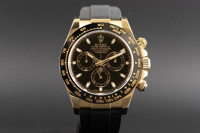 Rolex<br>116518LN Daytona Oysterflex Black Dial