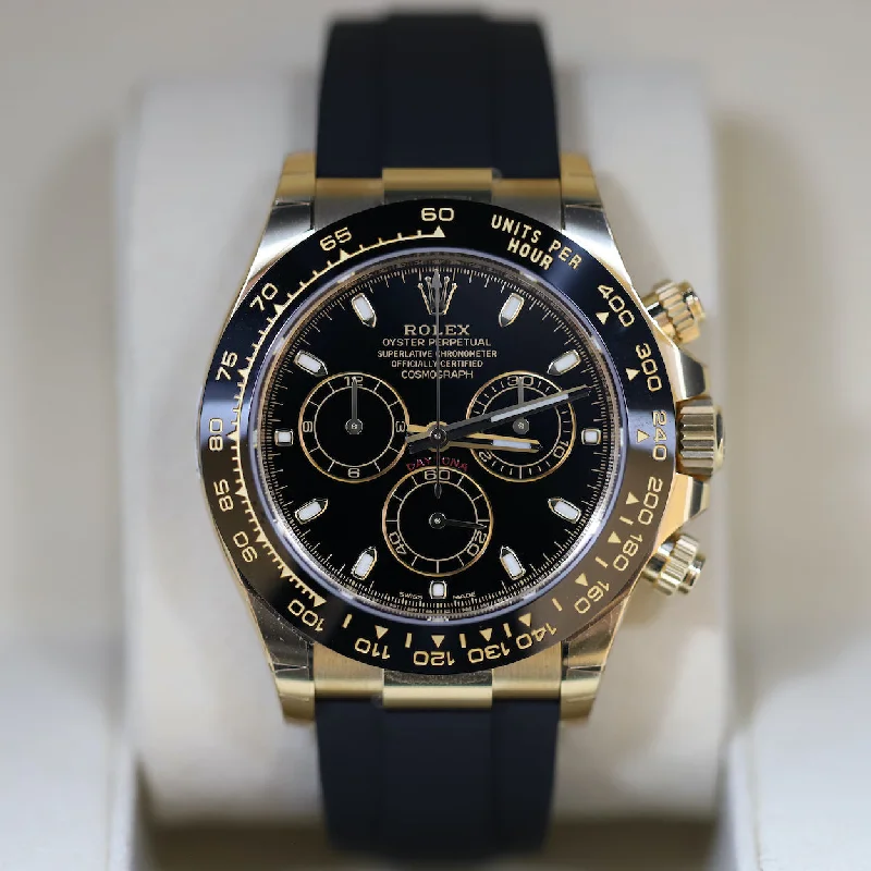 Rolex<br>116518LN Daytona Oysterflex Black Dial