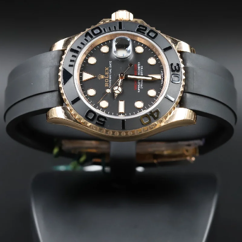 Rolex<br>116655 Yacht-Master 40 Oysterflex Black Dial