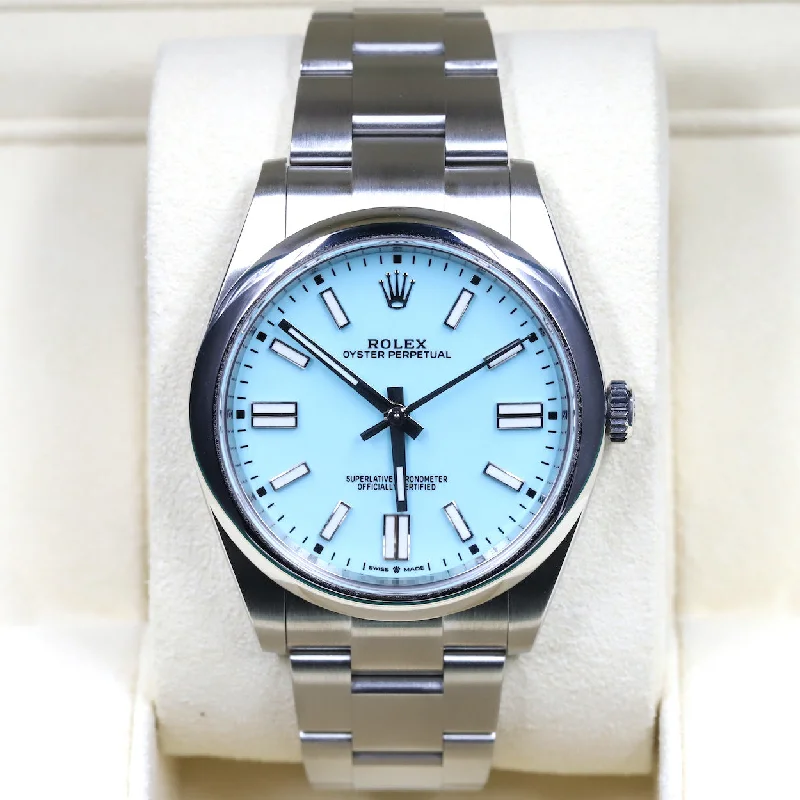 Rolex<br>124300 Oyster Perpetual 41mm 'Tiffany' Blue Dial