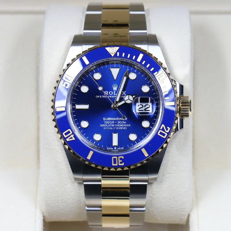 Rolex<br>126613LB Submariner SS/18k Blue Dial