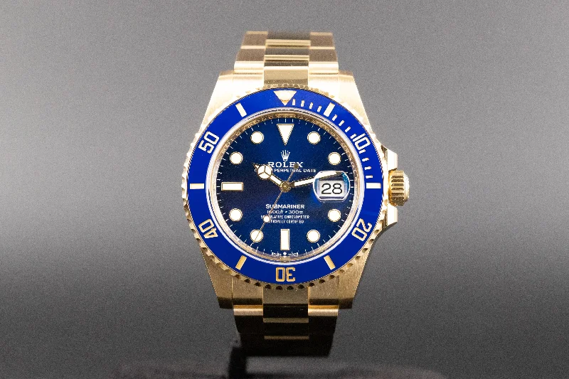 Rolex<br>126618LB Submariner 18k Blue Dial