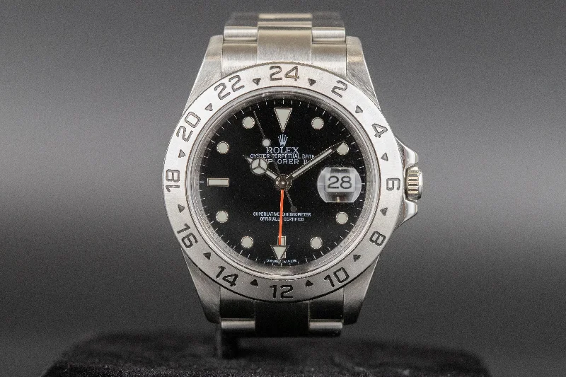 Rolex<br>16570 Explorer II Black Dial