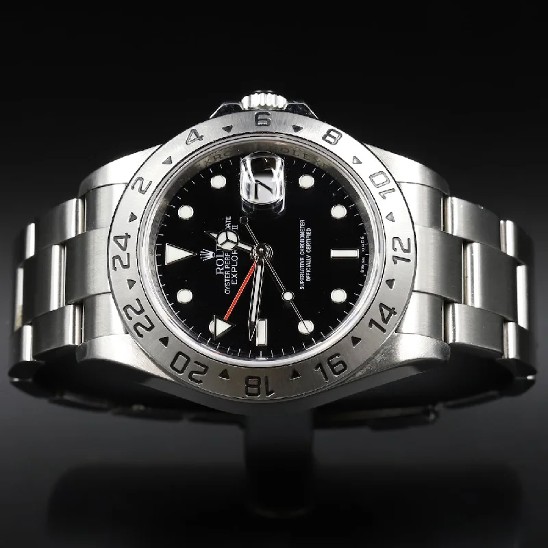 Rolex<br>16570 Explorer II Black Dial