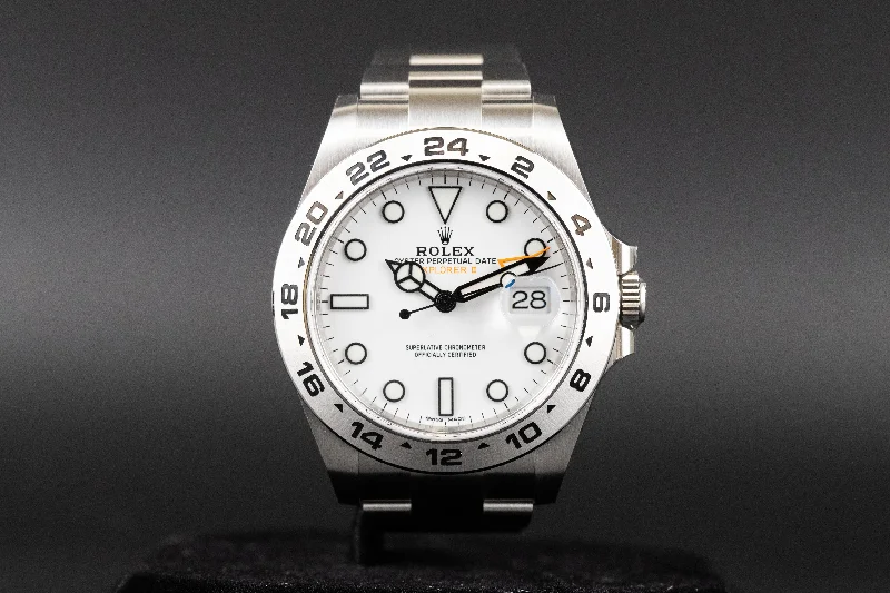 Rolex<br>216570 Explorer II White Dial