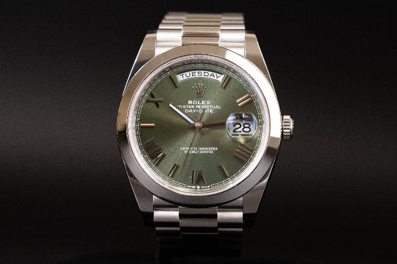 Rolex<br>228206 DayDate 40 Olive Dial