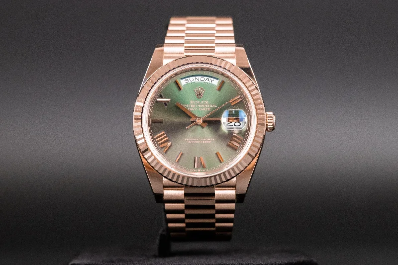 Rolex<br>228235 DayDate 40 Olive Green Dial