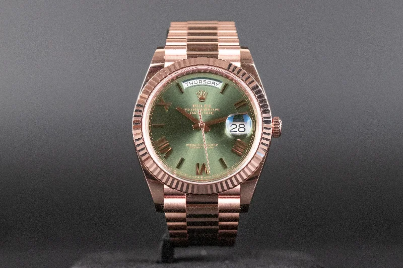 Rolex<br>228235 DayDate 40 Olive Green Dial