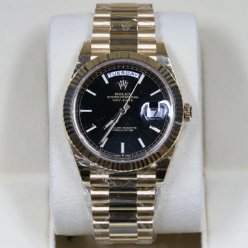 Rolex<br>228238 DayDate 40 Black Index Dial