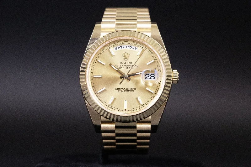 Rolex<br>228238 DayDate 40 Champagne Index Dial