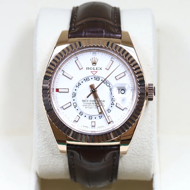 Rolex<br>326135 Sky-Dweller White Dial