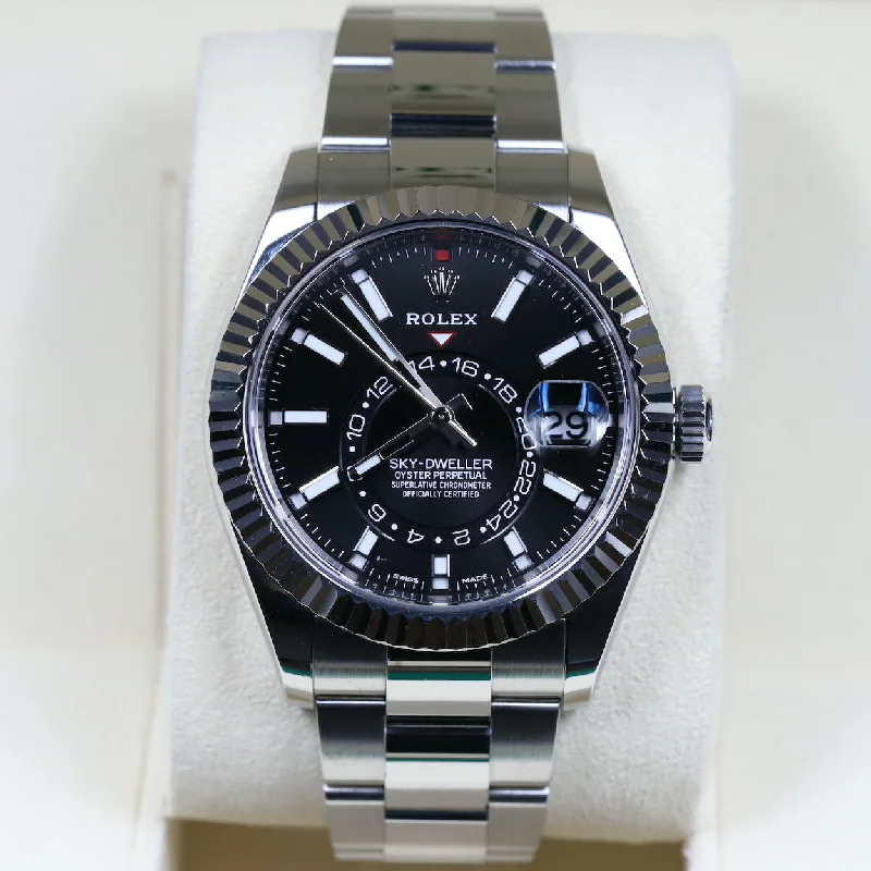 Rolex<br>326934 Sky-Dweller Black Dial