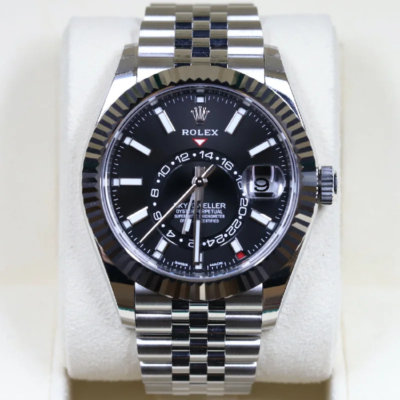 Rolex<br>326934 Sky-Dweller Black Dial