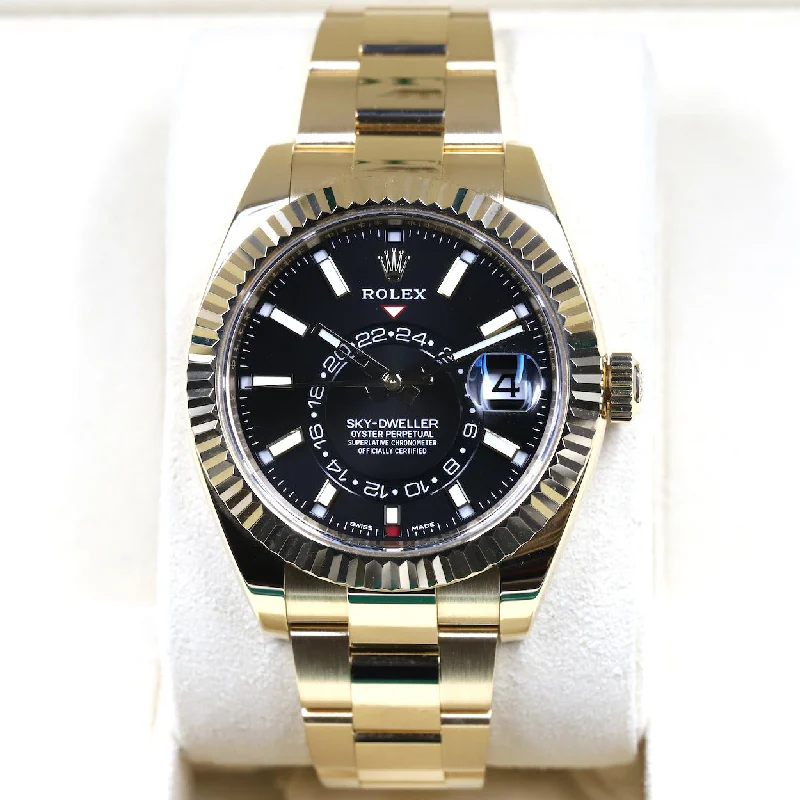 Rolex<br>326938 Sky-Dweller Black Dial