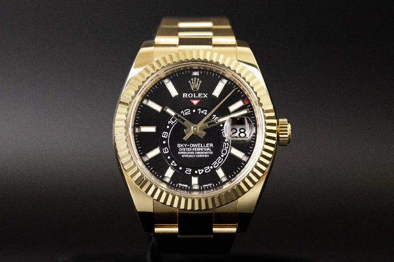 Rolex<br>326938 Sky-Dweller Black Dial