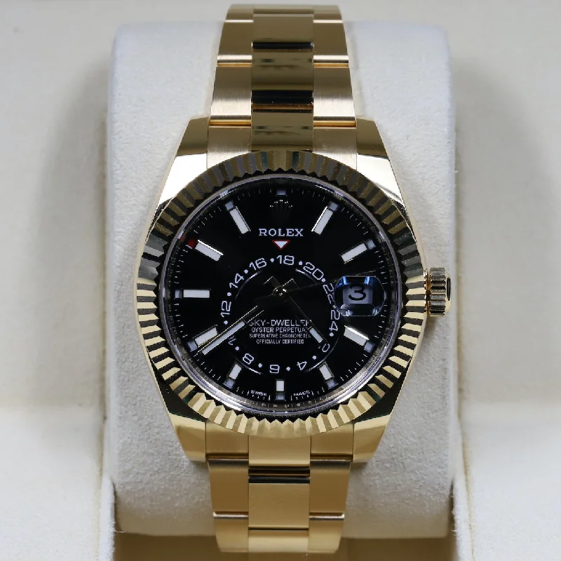 Rolex<br>326938 Sky-Dweller Black Dial