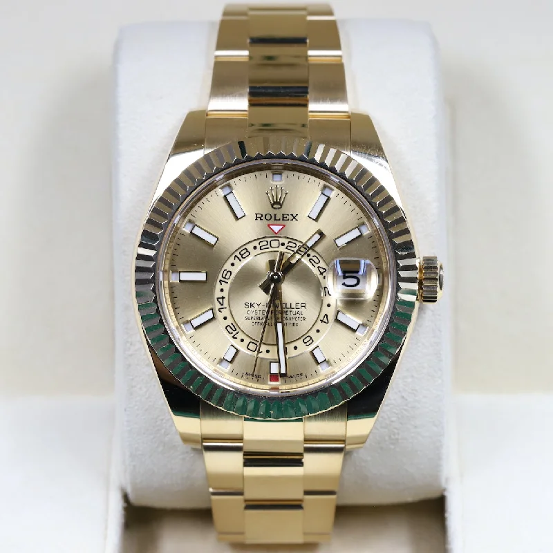 Rolex<br>326938 Sky-Dweller Champagne Index Dial