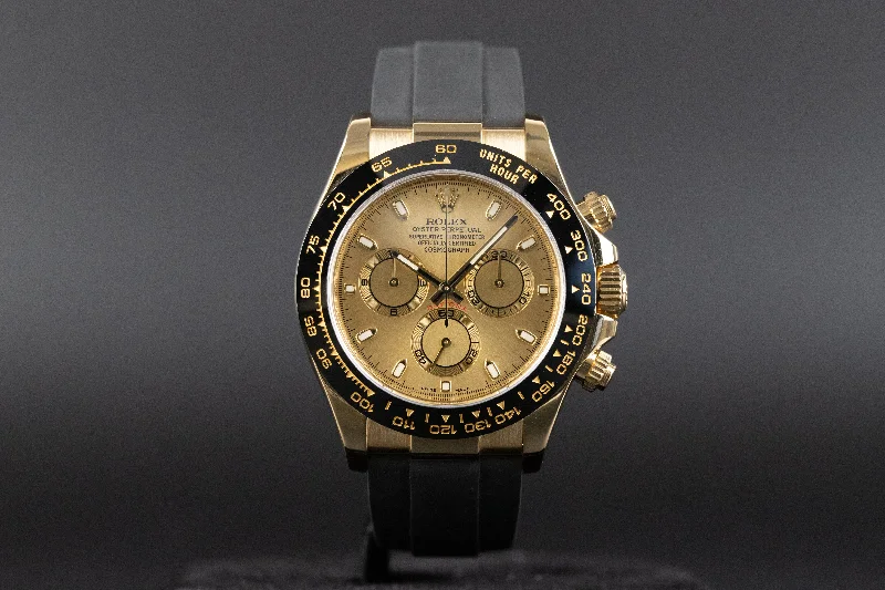 Rolex<br>116518LN Daytona Oysterflex Champagne Dial