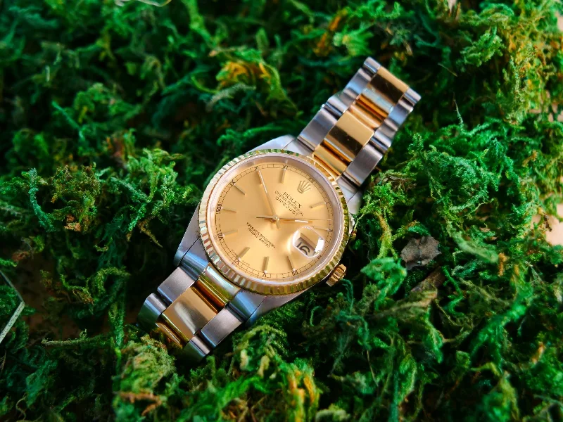 Rolex Datejust 18ct gold and steel