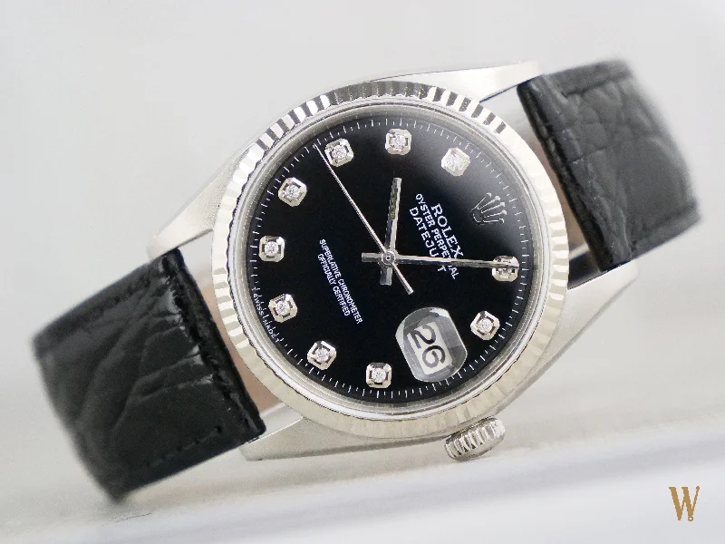 Rolex Datejust 36mm Black Custom dial