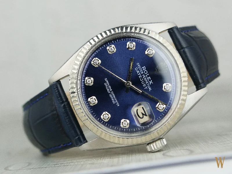 Rolex Datejust 36mm Blue Custom dial