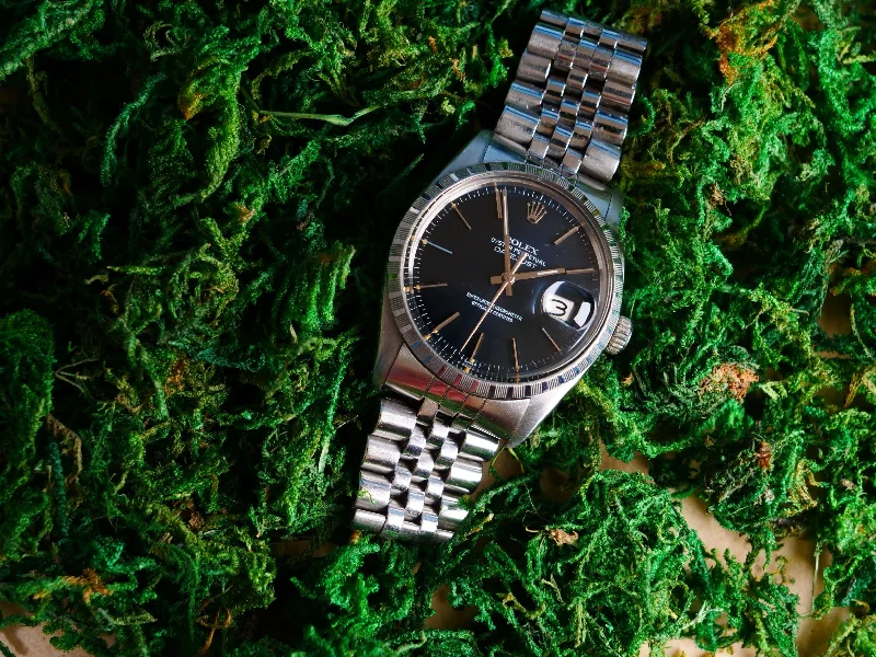 Rolex Datejust 36mm gloss black dial