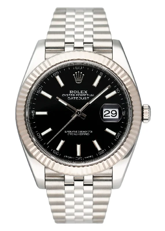 Rolex Datejust 41 126334 Black Dial Steel Mens Watch