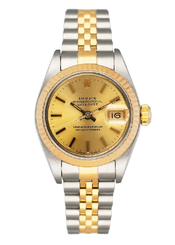 Rolex Datejust 69173 Champagne Dial Ladies Watch