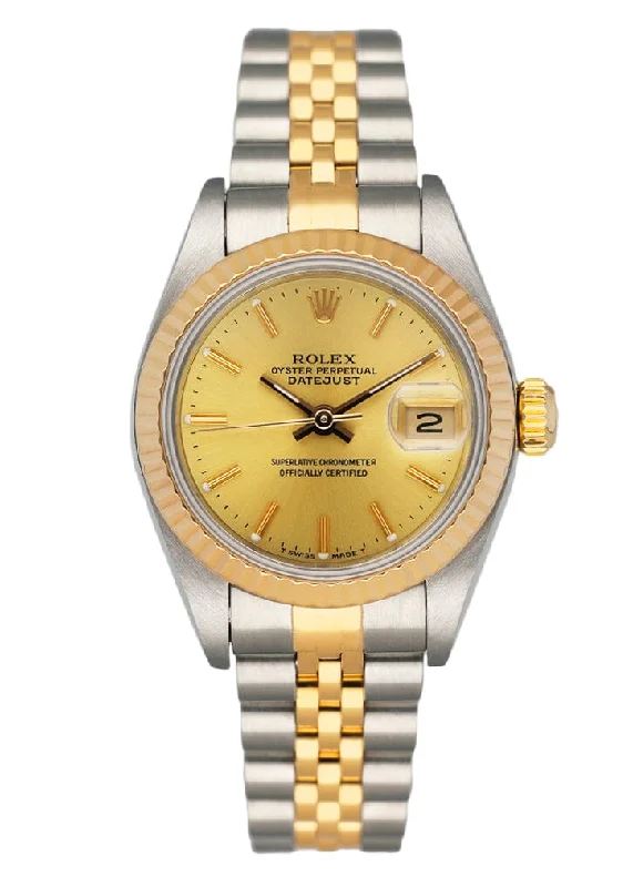 Rolex Datejust 69173 Champagne Dial Ladies Watch