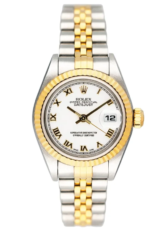 Rolex Datejust 69173 White Dial Ladies Watch Box Papers