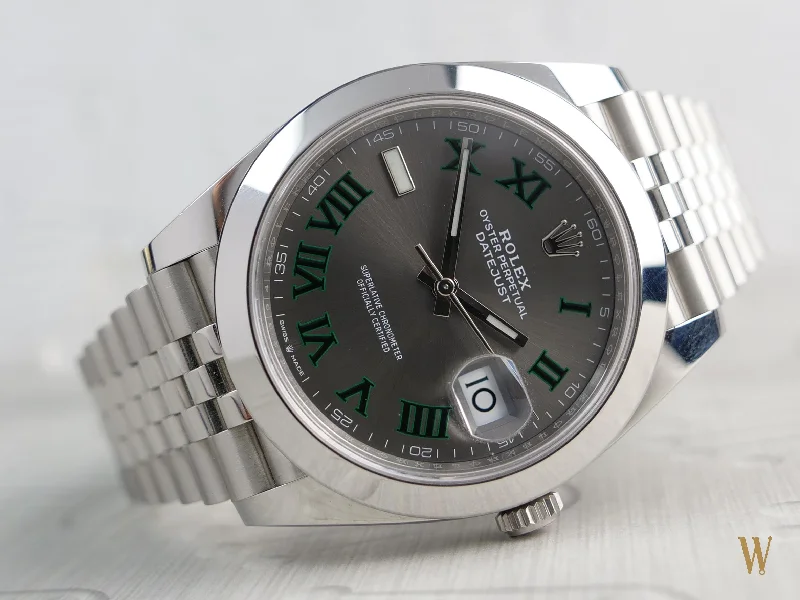 Rolex Datejust 41mm Wimbledon dial