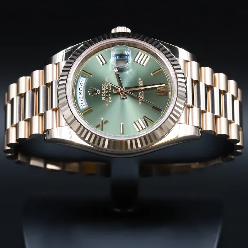 Rolex<br>228235 DayDate 40 Olive Green Dial