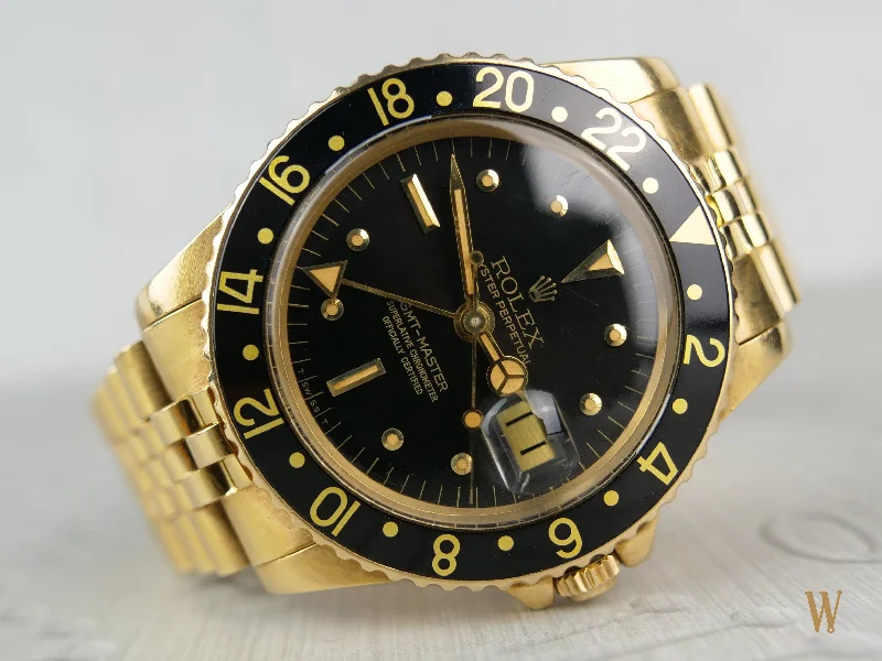 Rolex GMT Master 18ct Yellow Gold Nipple Dial