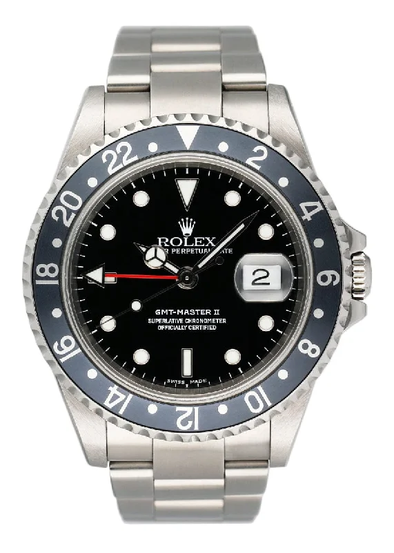 Rolex GMT-Master II 16710 "Coke" Mens Watch