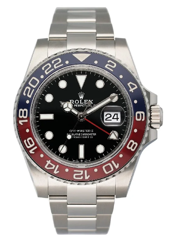 Rolex GMT-MASTER ll 126710BLRO "Pepsi" Bezel Mens Watch Box Papers