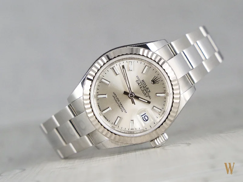 Rolex Ladies Datejust 28mm Steel and White Gold