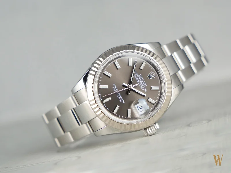 Rolex Ladies 28mm Datejust Steel and 18ct White Gold