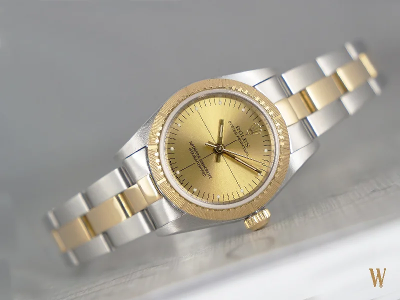 Rolex Ladies Oyster Perpetual  Stainless Steel and 18ct Gold