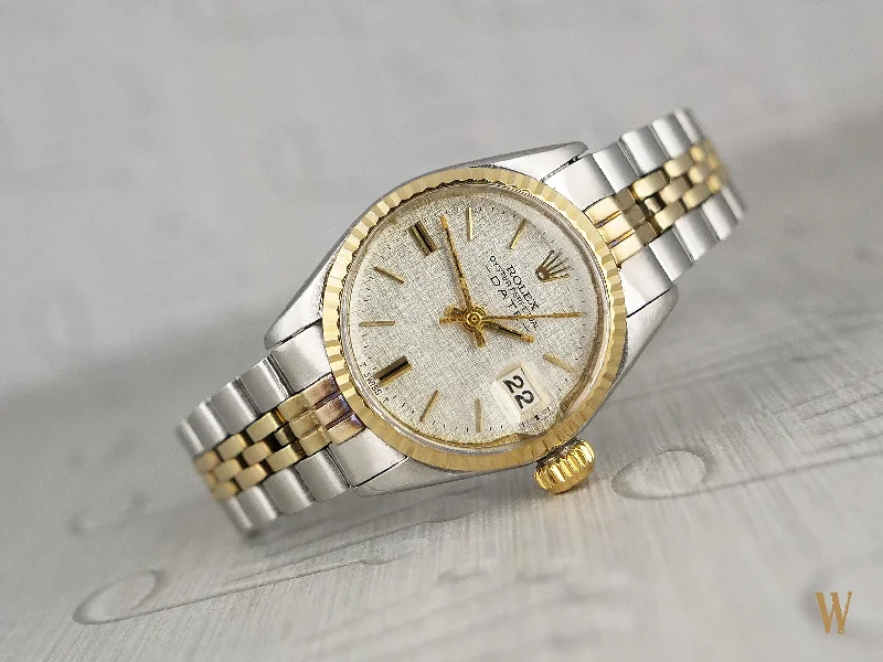 Rolex Ladies Oyster Date 18ct Gold and Stainless Steel