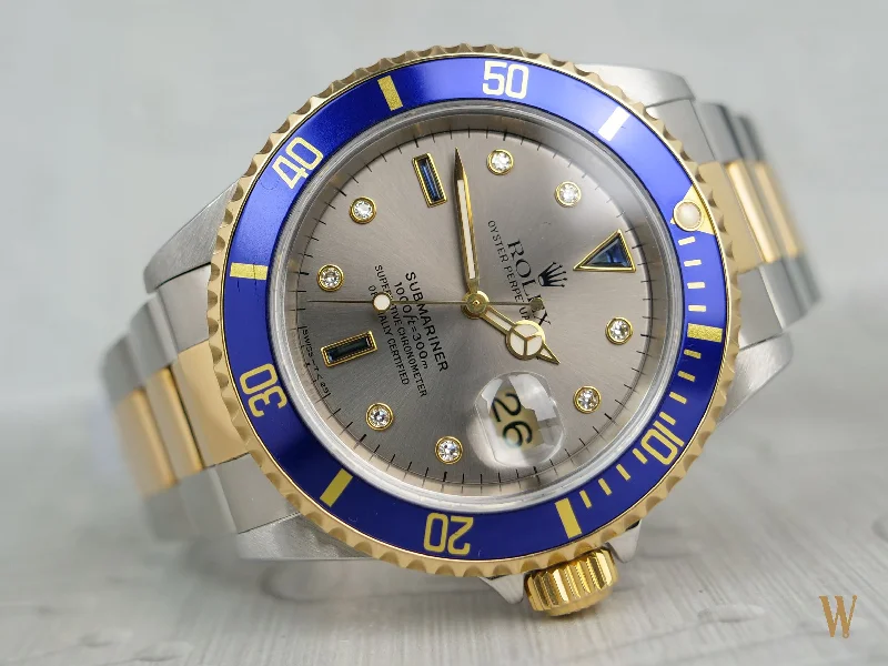 Rolex Submariner Ref 16613 Serti Dial